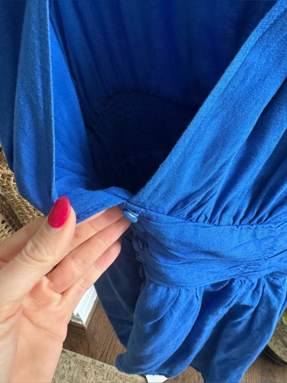 Anthropologie Katerina Button Front Mini Dress - Picture 3 of 5